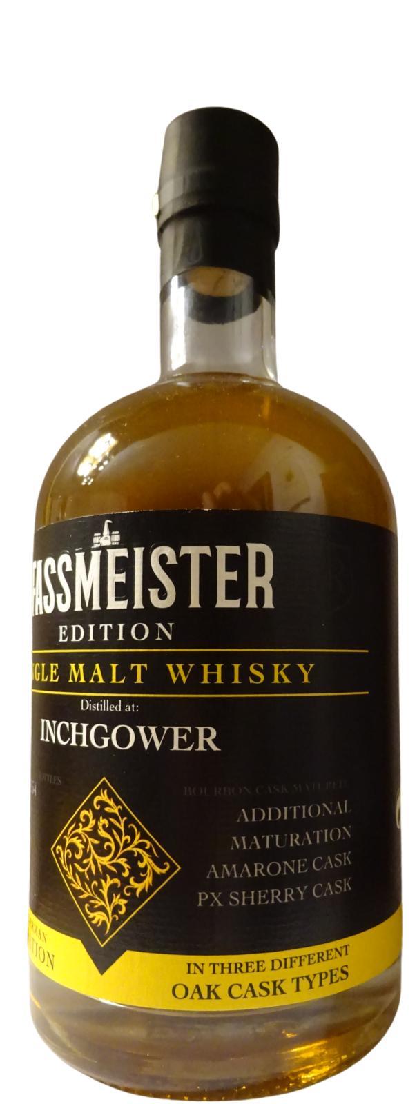 Inchgower 2001 Wx  Fassmeister Edition