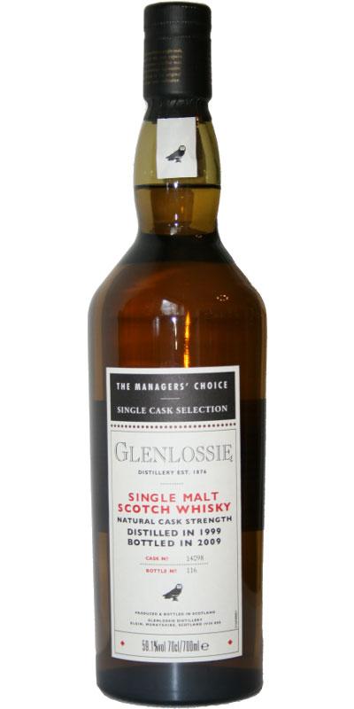 Glenlossie 1999  The Managers' Choice