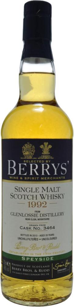 Glenlossie 1992 BR  Berrys'