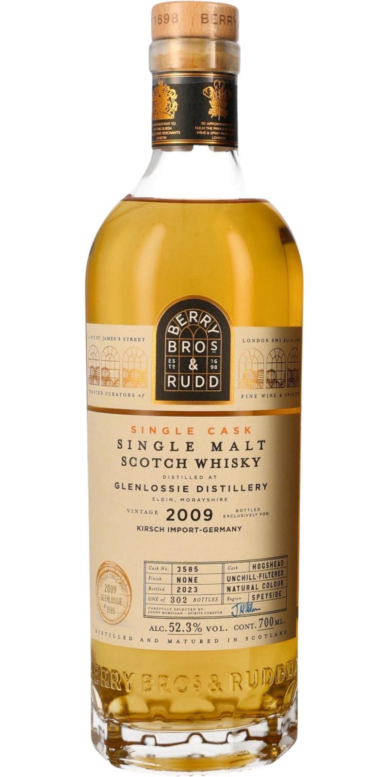Glenlossie 2009 BR  Single Cask