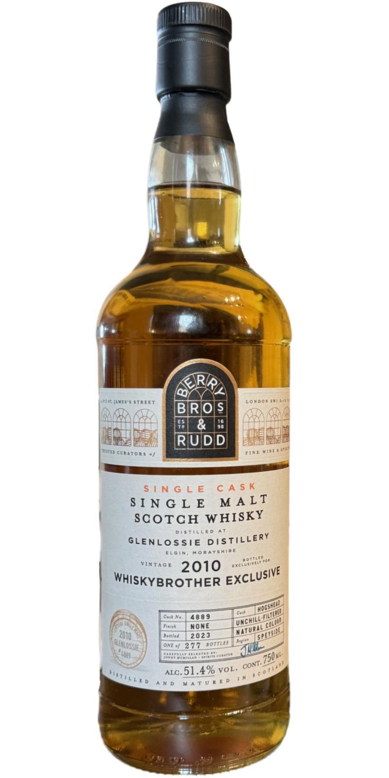 Glenlossie 2010 BR  Single Cask