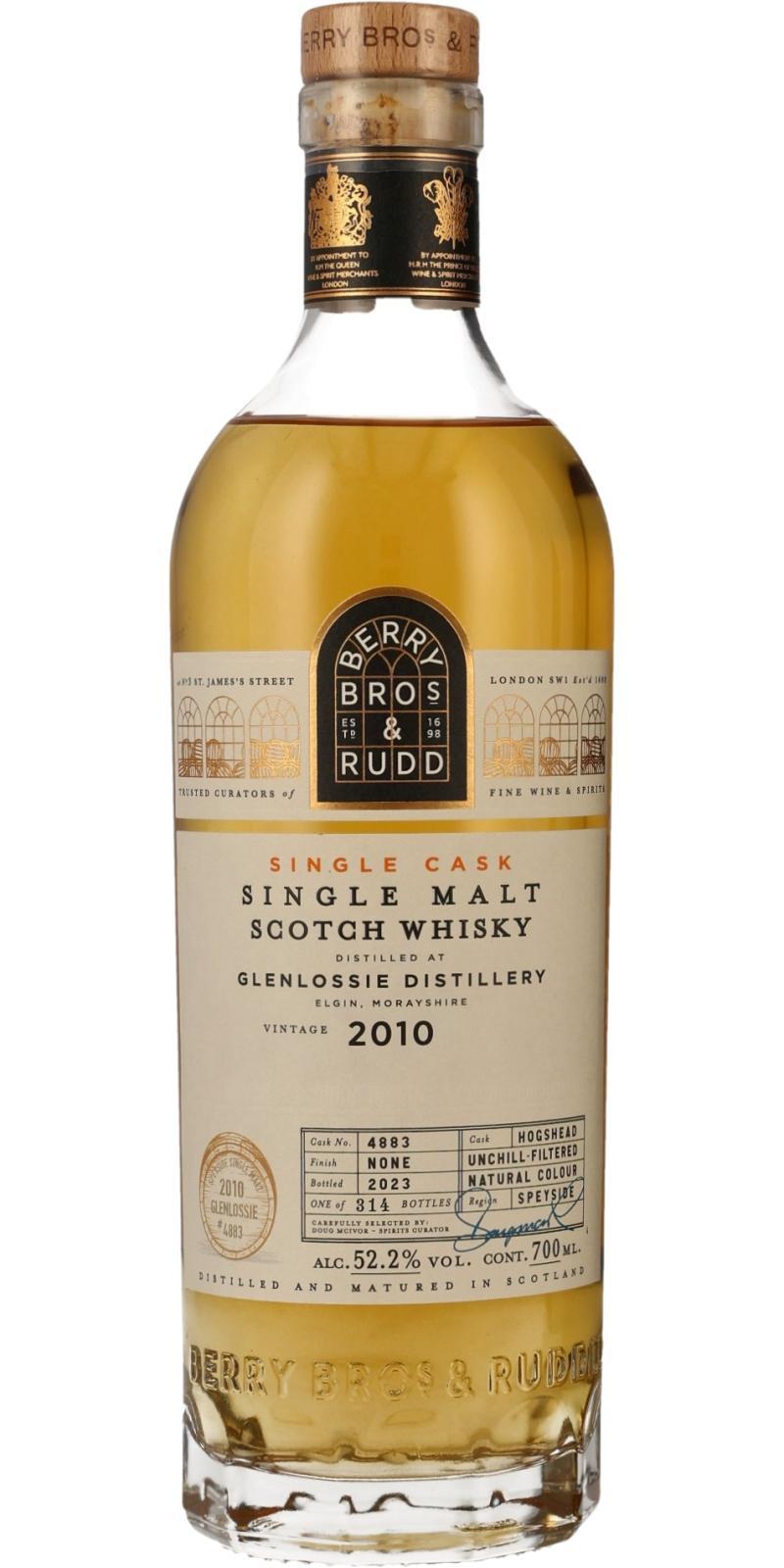 Glenlossie 2010 BR  Single Cask