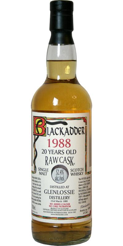 Glenlossie 1988 BA  Raw Cask