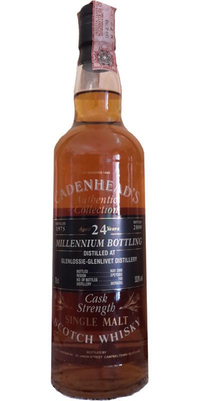Glenlossie 1975 CA  Authentic Collection - Millennium Bottling