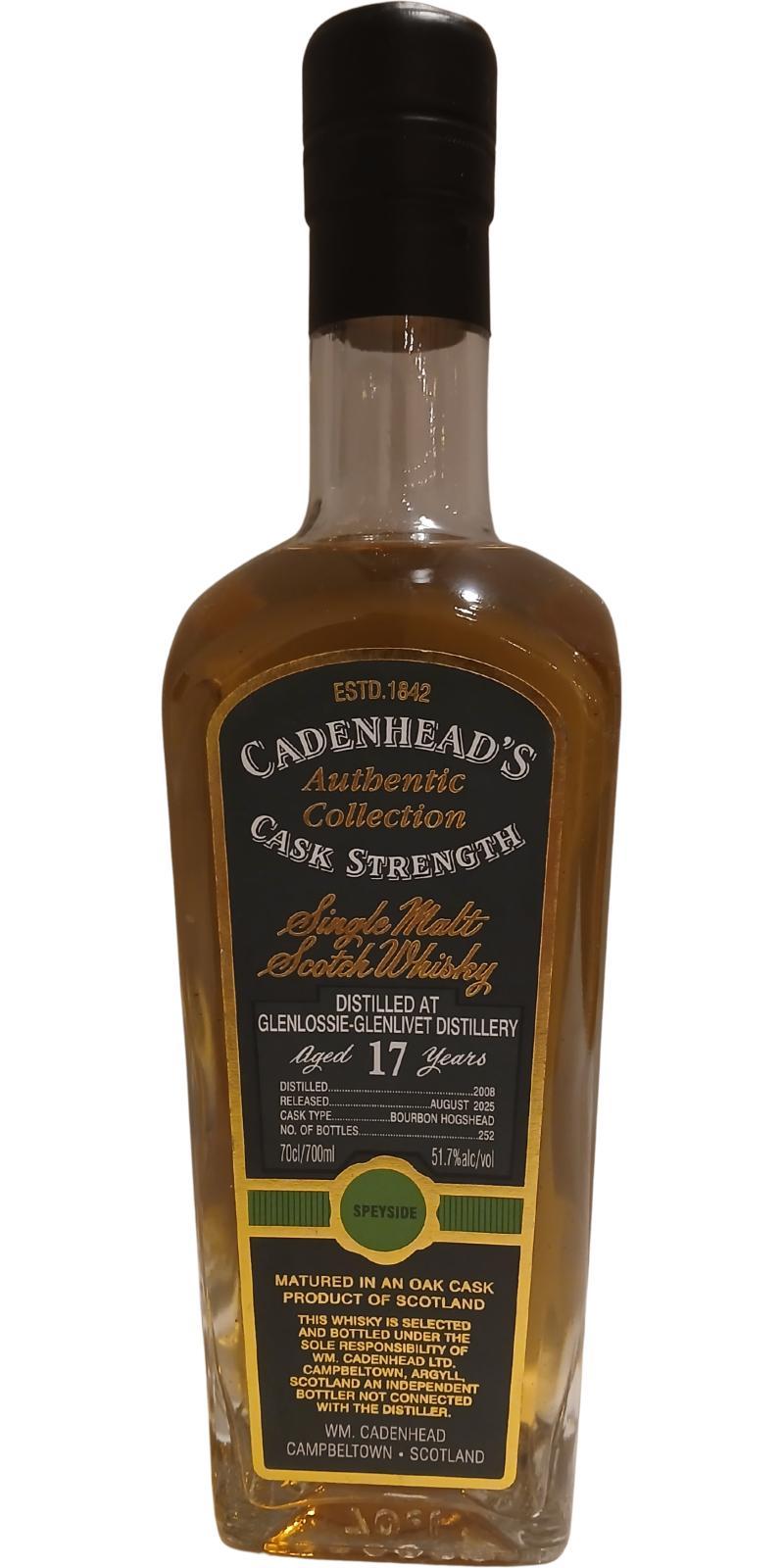 Glenlossie 2008 CA  Authentic Collection