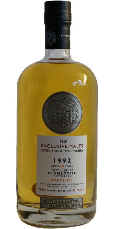 Glenlossie 1992 CWC  Exclusive Malts