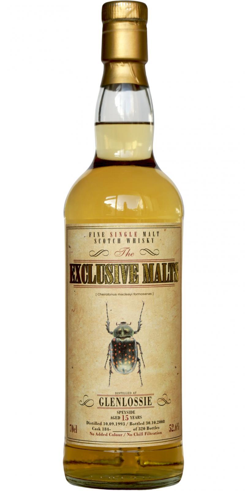 Glenlossie 1993 CWC  The Exclusive Malts