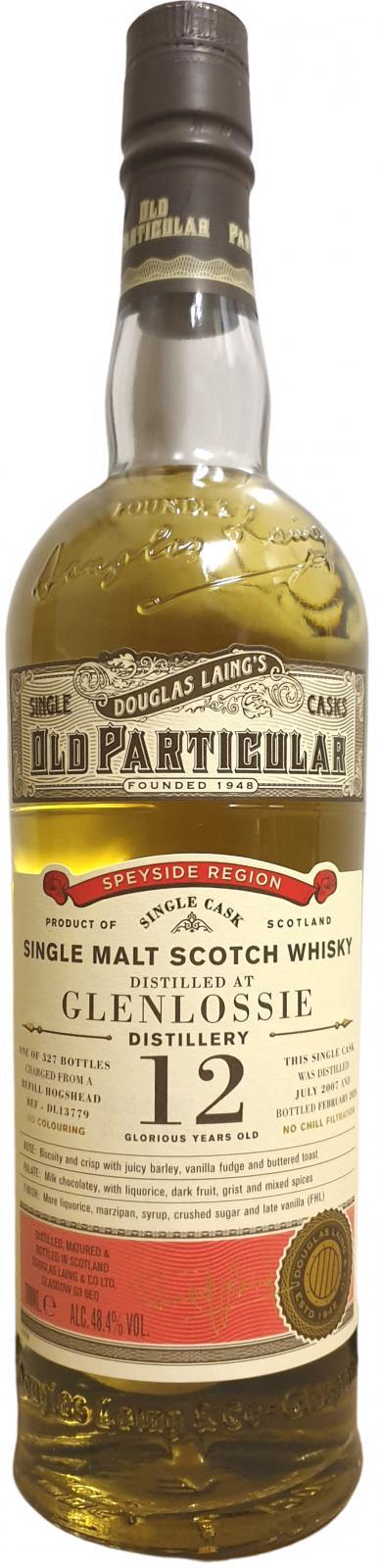 Glenlossie 2007 DL  Old Particular