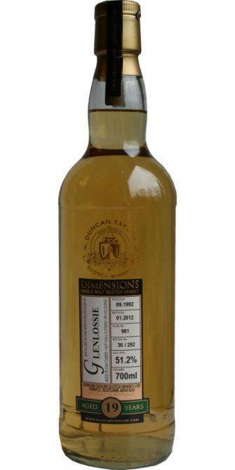 Glenlossie 1992 DT  Dimensions