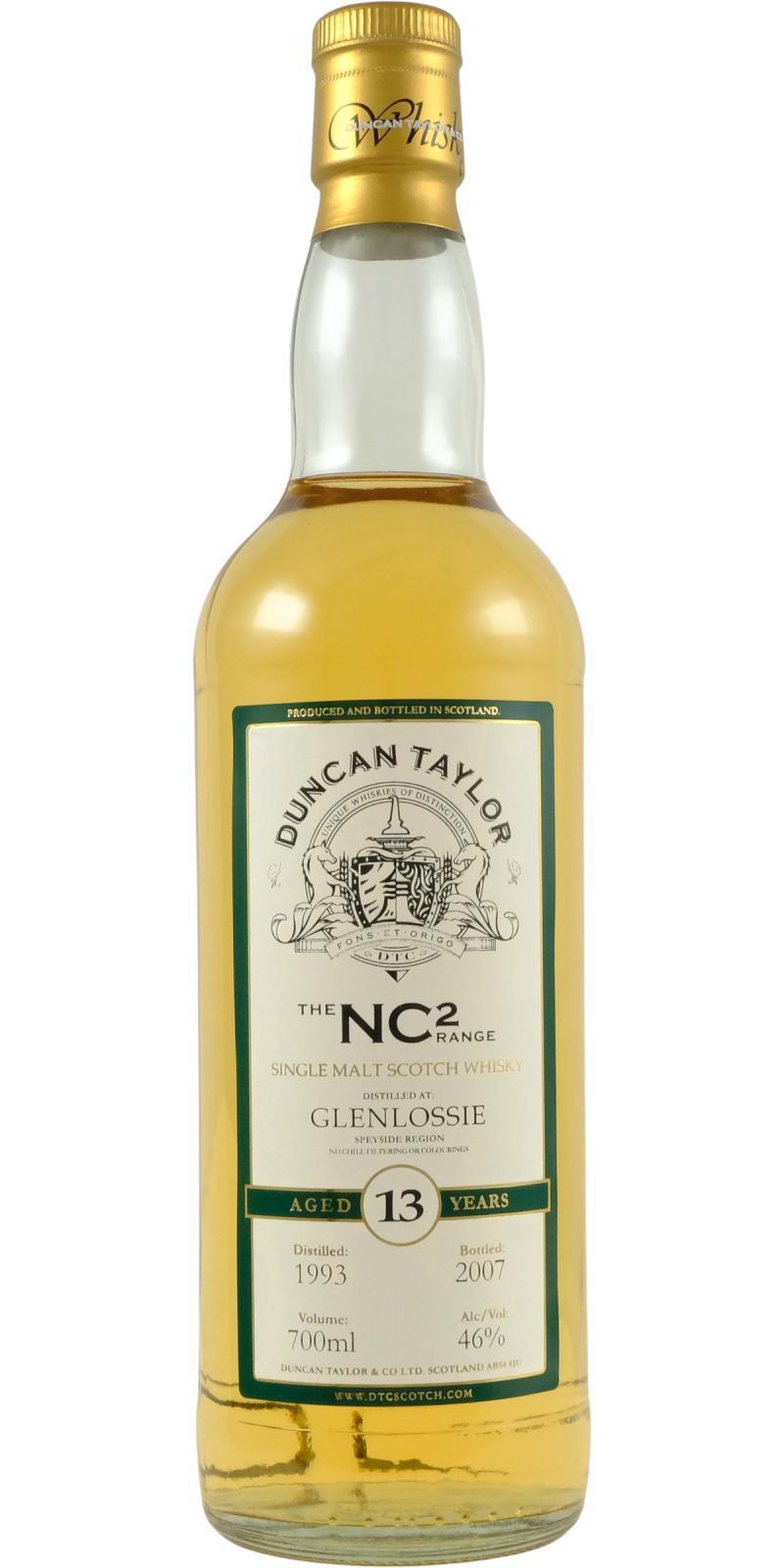 Glenlossie 1993 DT  NC² Range