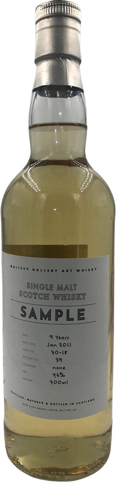 Glenlossie 2011 GCWL  Maltsev Gallery Art Series Single Malt