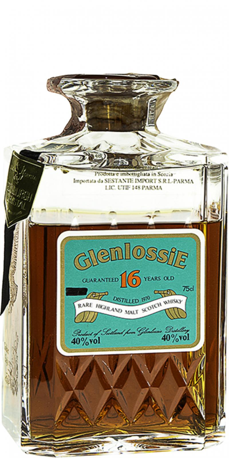 Glenlossie 1970 GM  Rare Highland Malt Scotch Whisky
