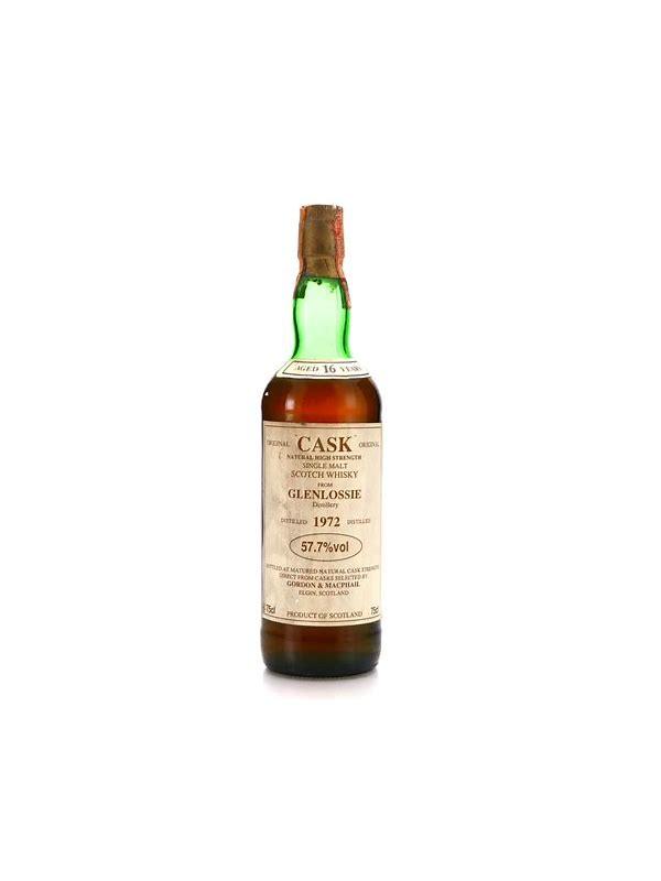 Glenlossie 1972 GM  Original Cask - Natural High Strength