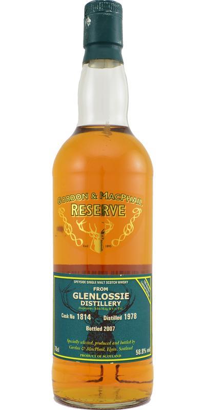 Glenlossie 1978 GM  Reserve