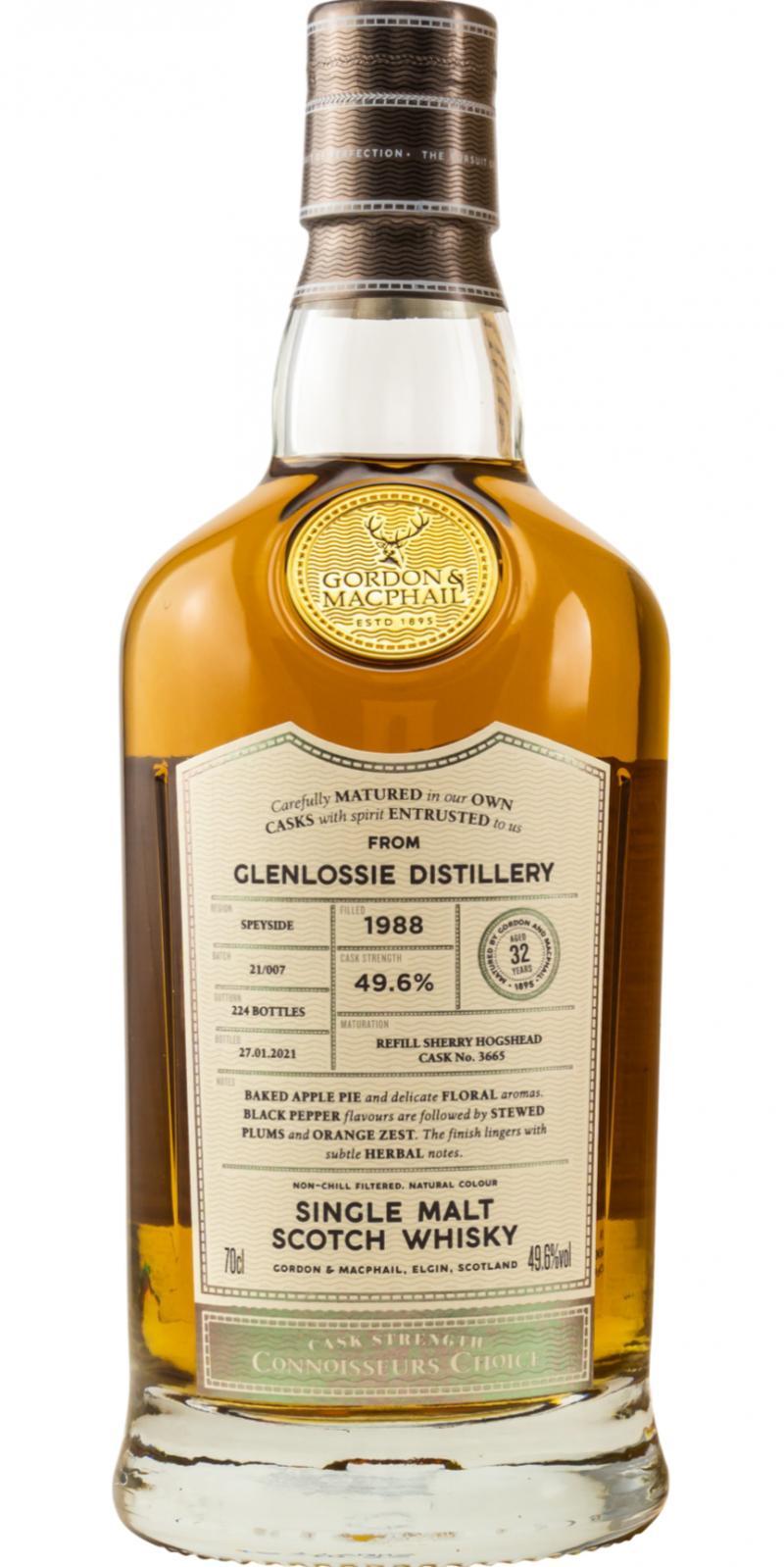 Glenlossie 1988 GM  Connoisseurs Choice - Cask Strength