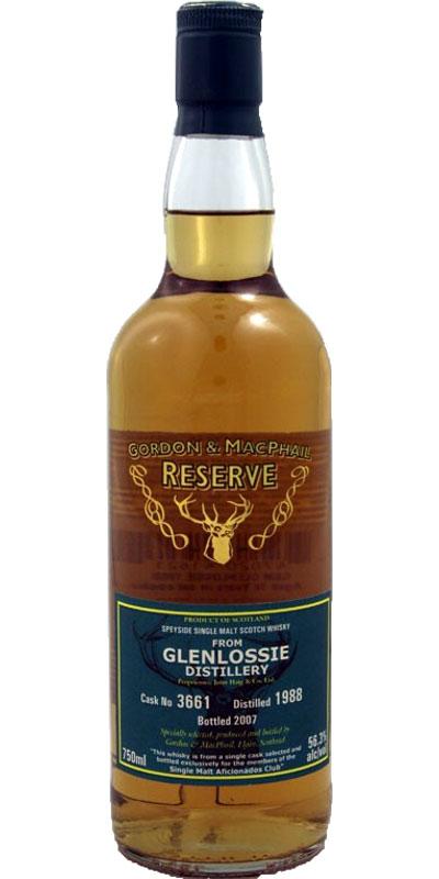 Glenlossie 1988 GM  Reserve