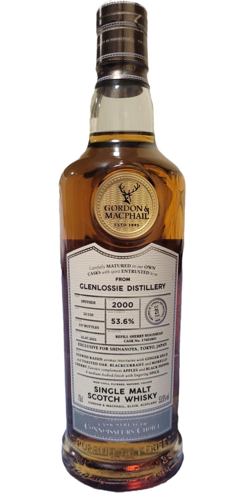 Glenlossie 2000 GM  Connoisseurs Choice - Cask Strength