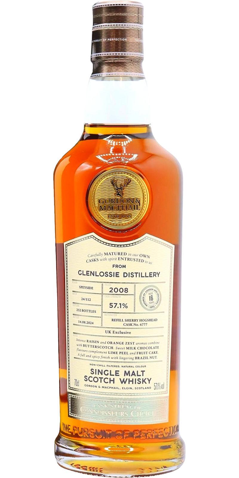 Glenlossie 2008 GM  Connoisseurs Choice - Cask Strength