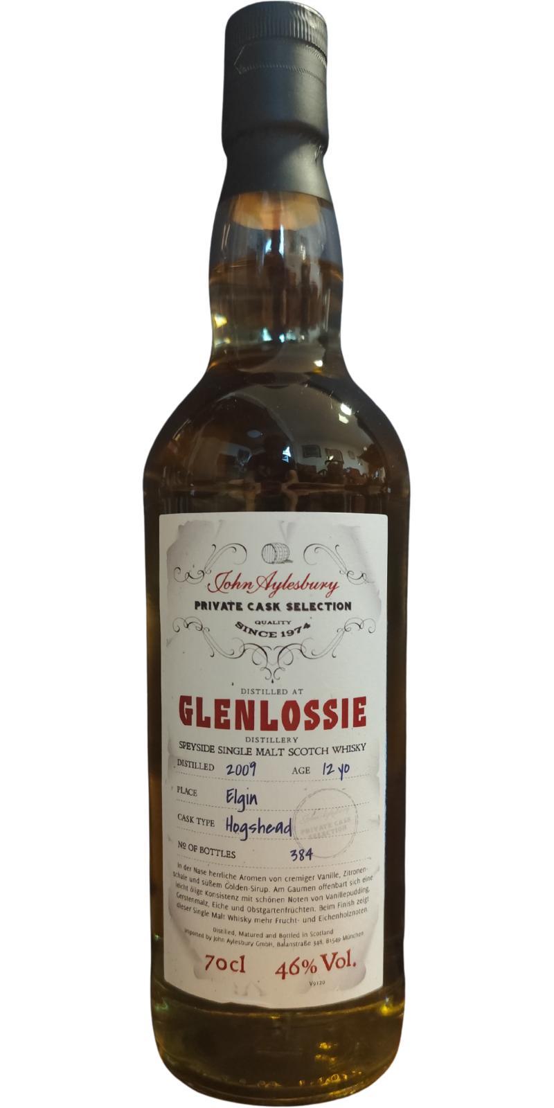 Glenlossie 2009 JAy  Private Cask Selection