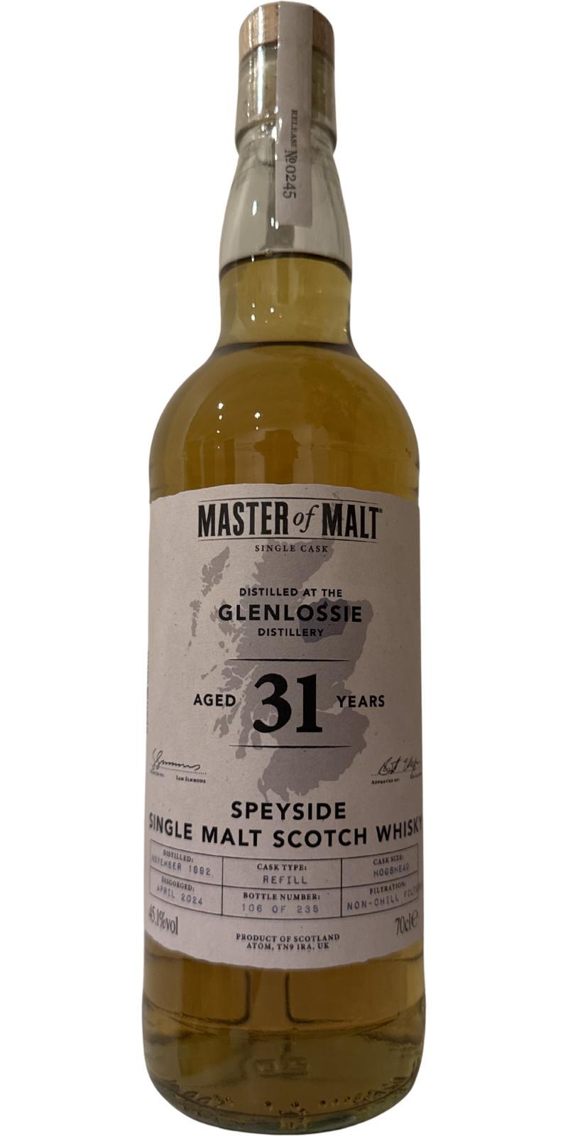 Glenlossie 1992 MoM  Single Cask