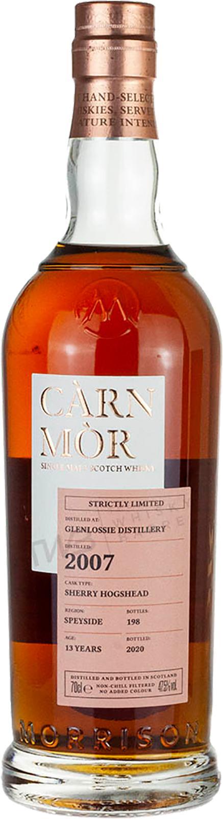 Glenlossie 2007 MSWD  Càrn Mòr - Strictly Limited