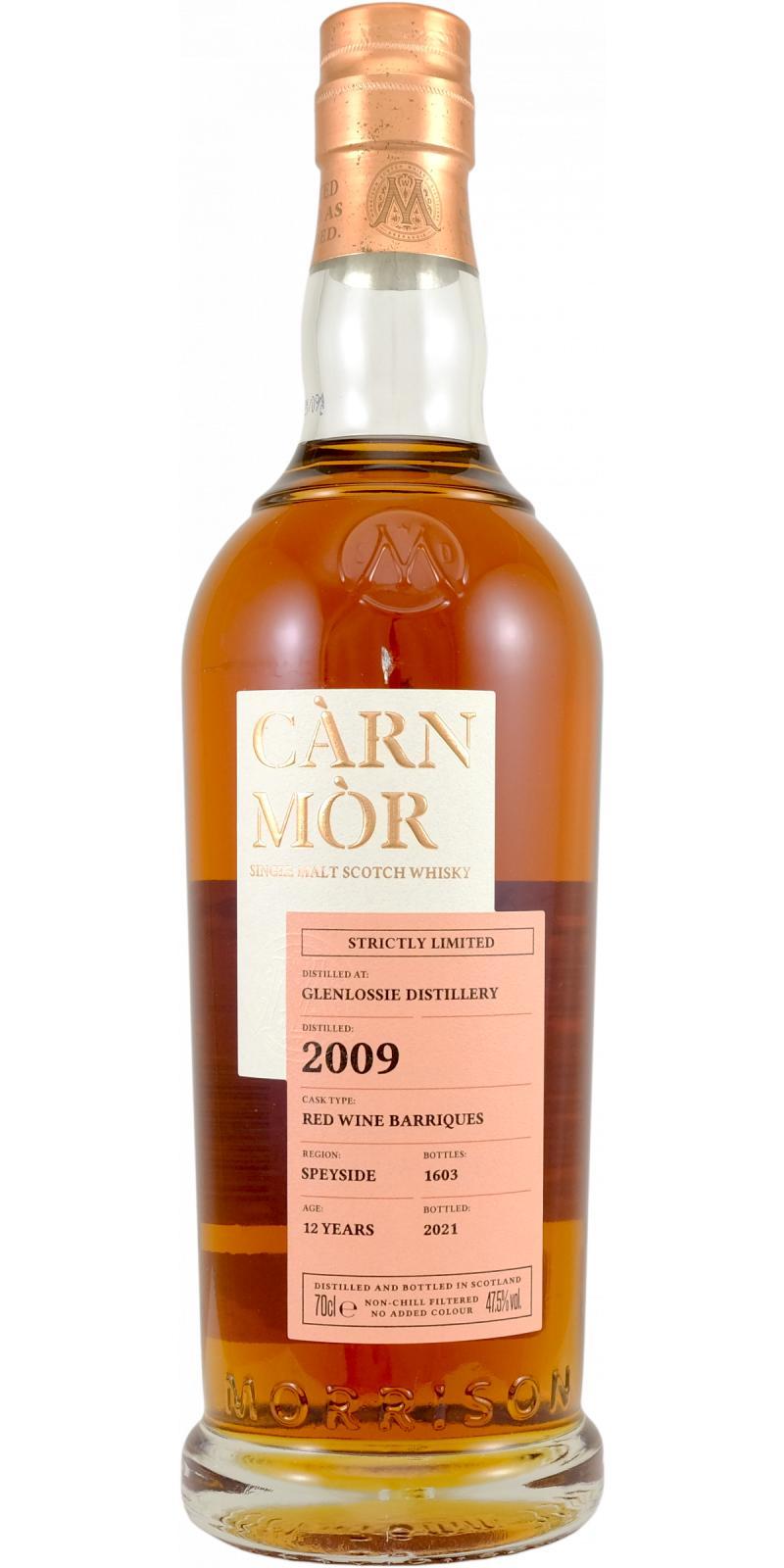 Glenlossie 2009 MSWD  Càrn Mòr - Strictly Limited