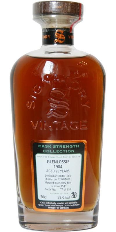 Glenlossie 1984 SV  Cask Strength Collection