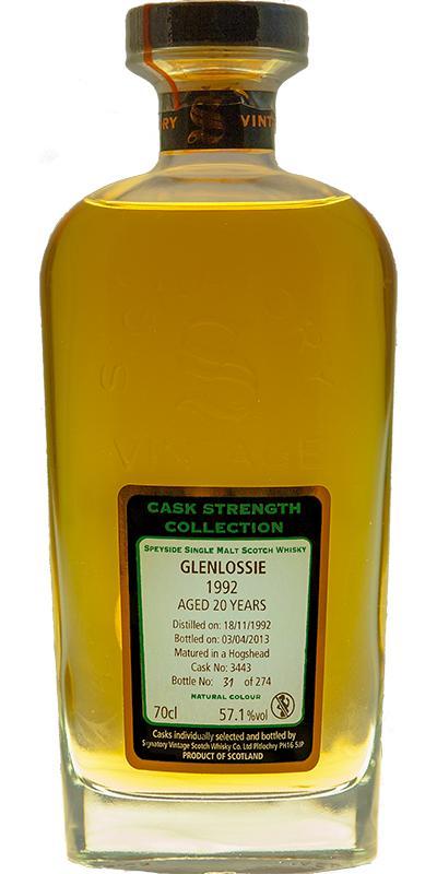 Glenlossie 1992 SV  Cask Strength Collection