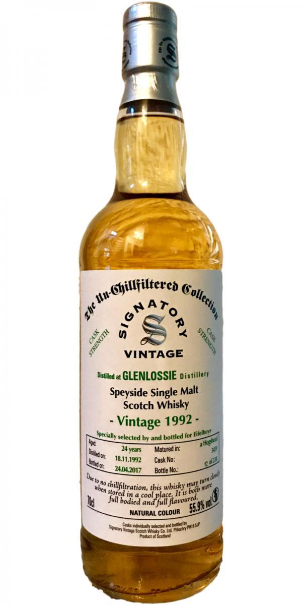 Glenlossie 1992 SV  The Un-Chillfiltered Collection - Cask Strength