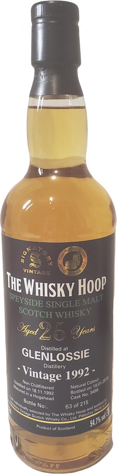 Glenlossie 1992 SV  The Whisky Hoop