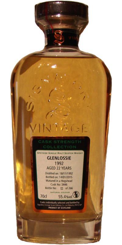 Glenlossie 1992 SV  Cask Strength Collection