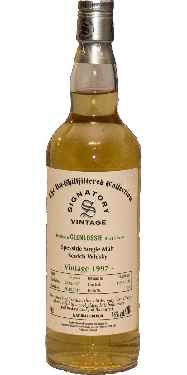 Glenlossie 1997 SV  The Un-Chillfiltered Collection