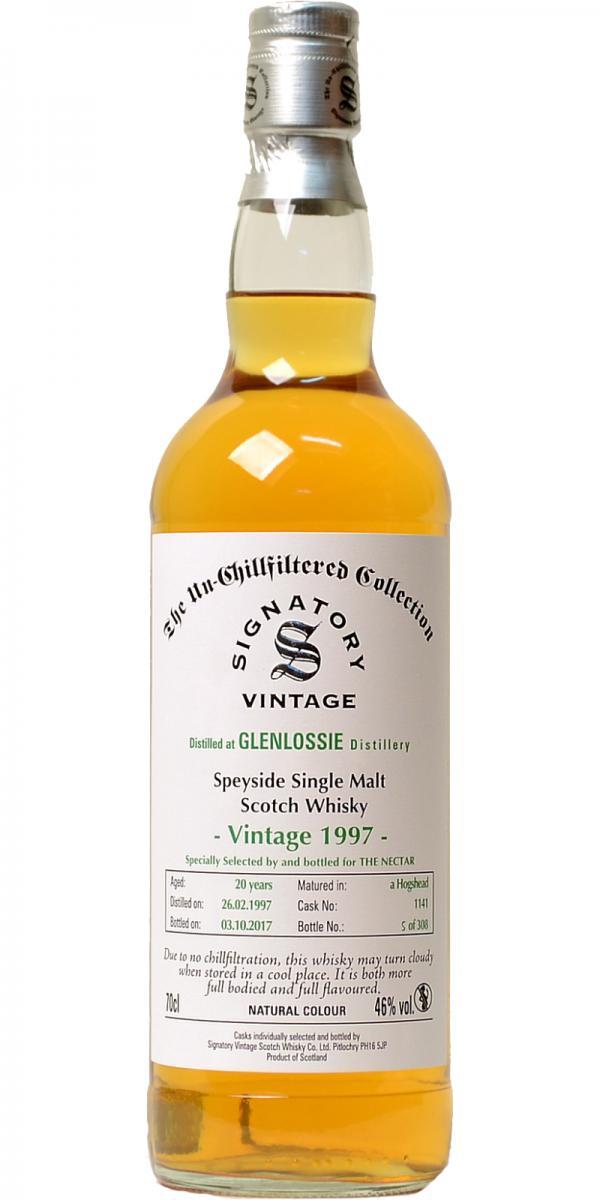 Glenlossie 1997 SV  The Un-Chillfiltered Collection