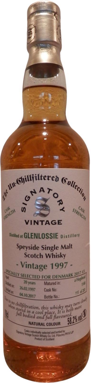 Glenlossie 1997 SV  The Un-Chillfiltered Collection - Cask Strength