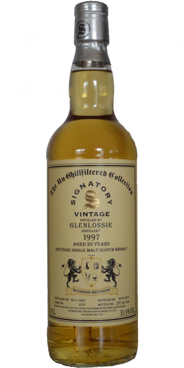 Glenlossie 1997 SV  The Un-Chillfiltered Collection