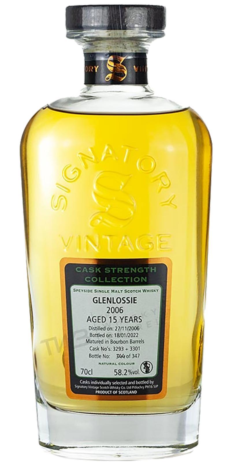 Glenlossie 2006 SV  Cask Strength Collection