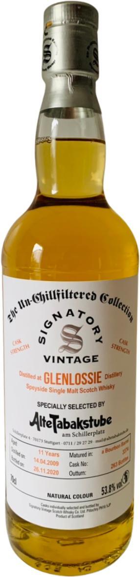 Glenlossie 2009 SV  The Un-Chillfiltered Collection