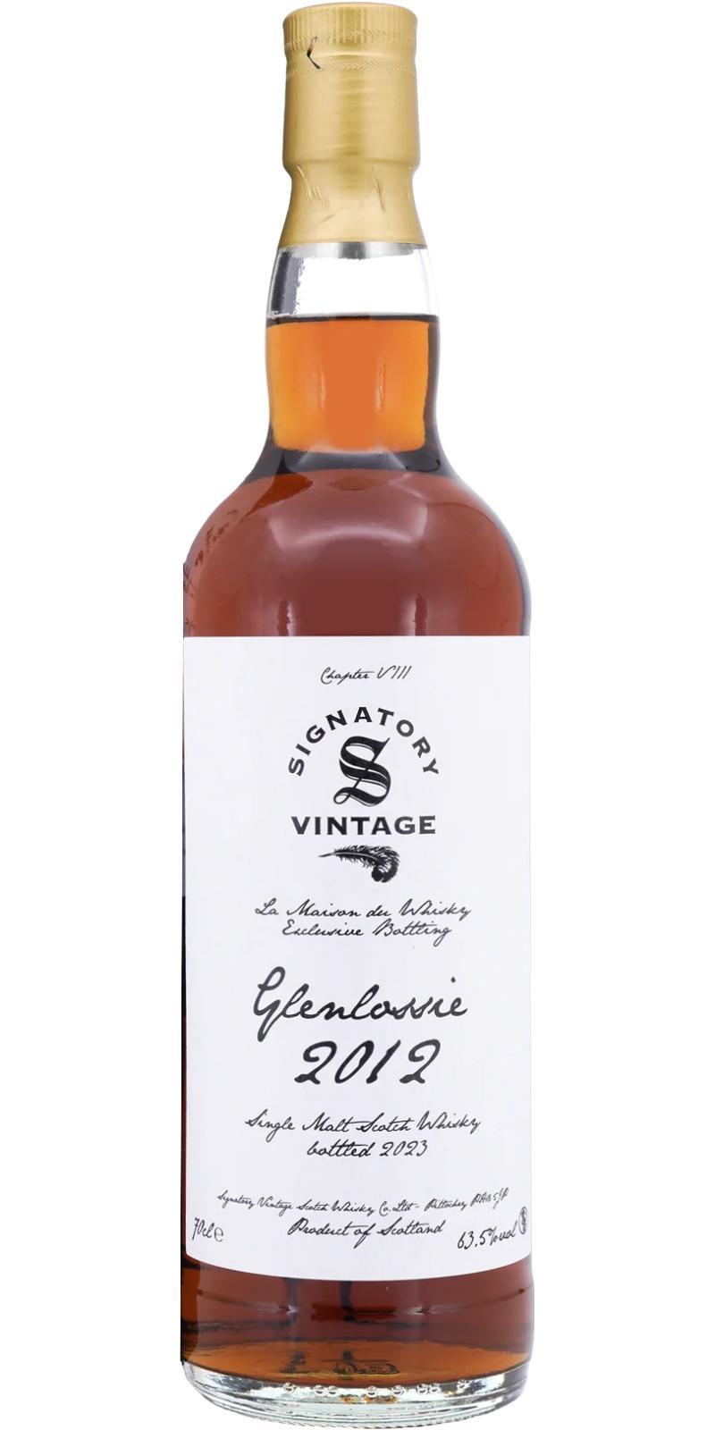 Glenlossie 2012 SV  Collection Plume