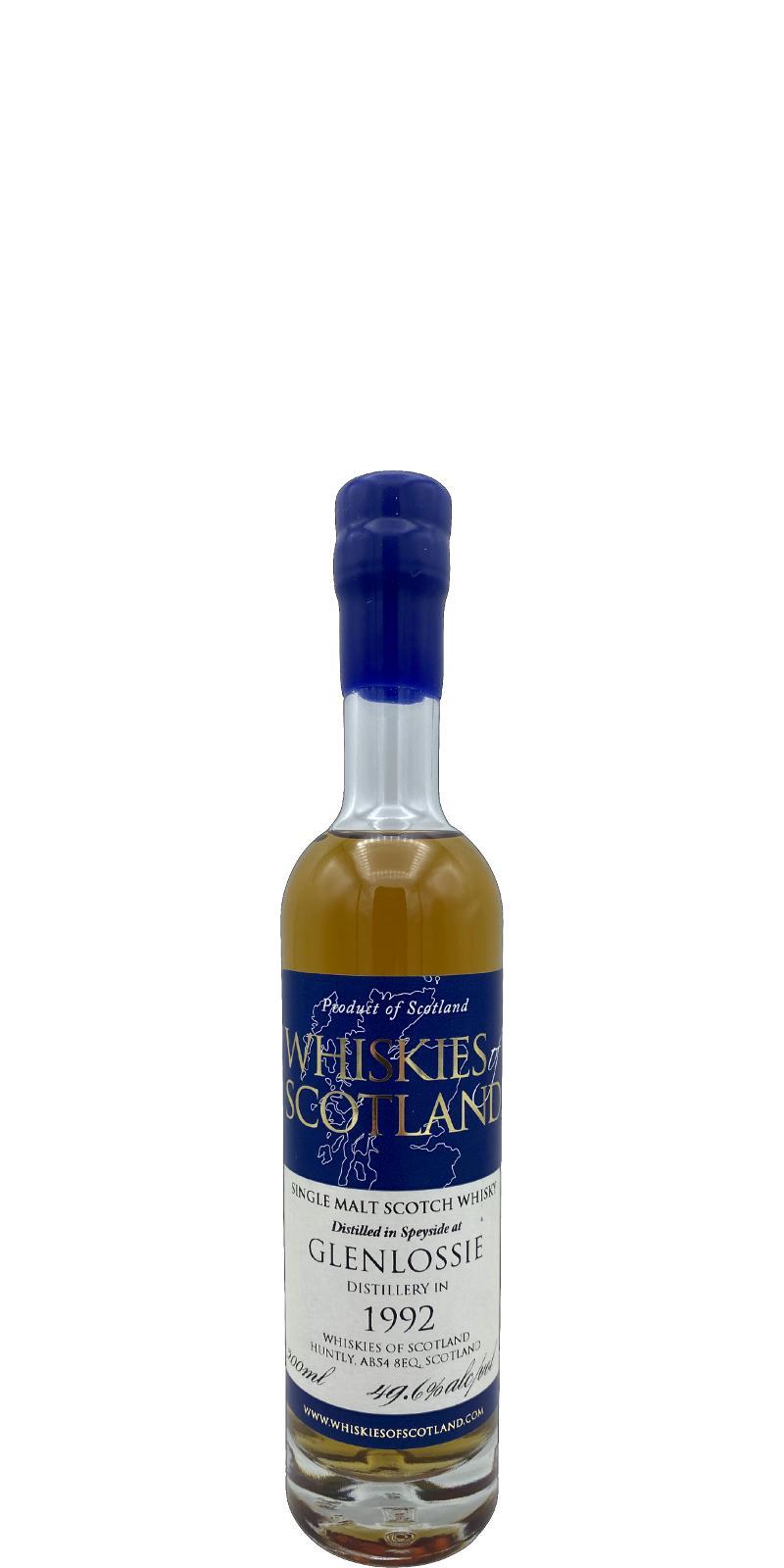 Glenlossie 1992 SMD  Whiskies of Scotland