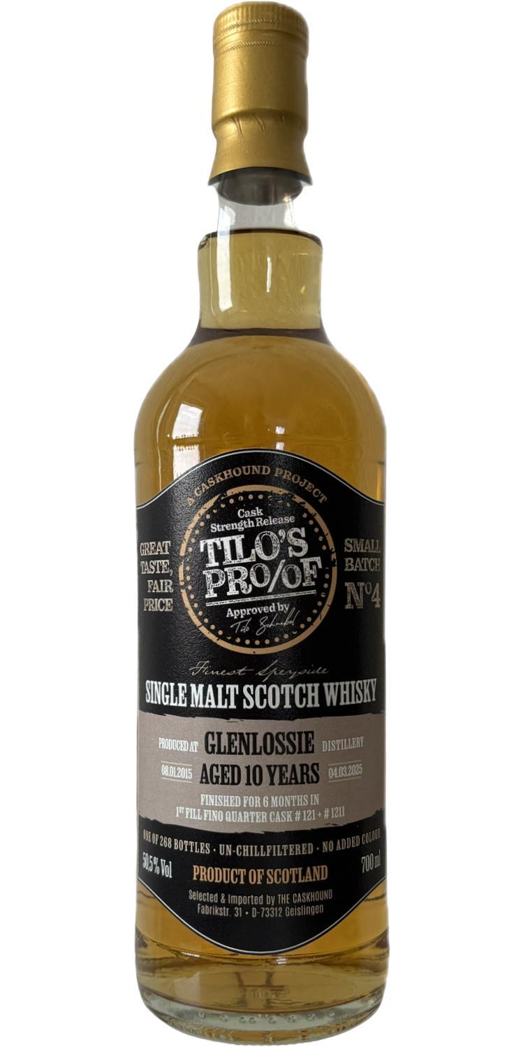 Glenlossie 2015 TCaH  Tilo's Proof Batch #4