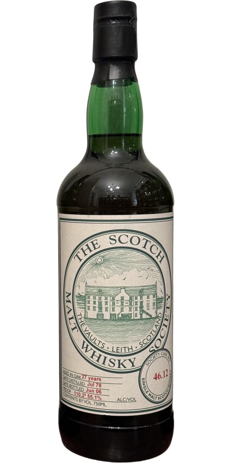Glenlossie 1978 SMWS 46.12