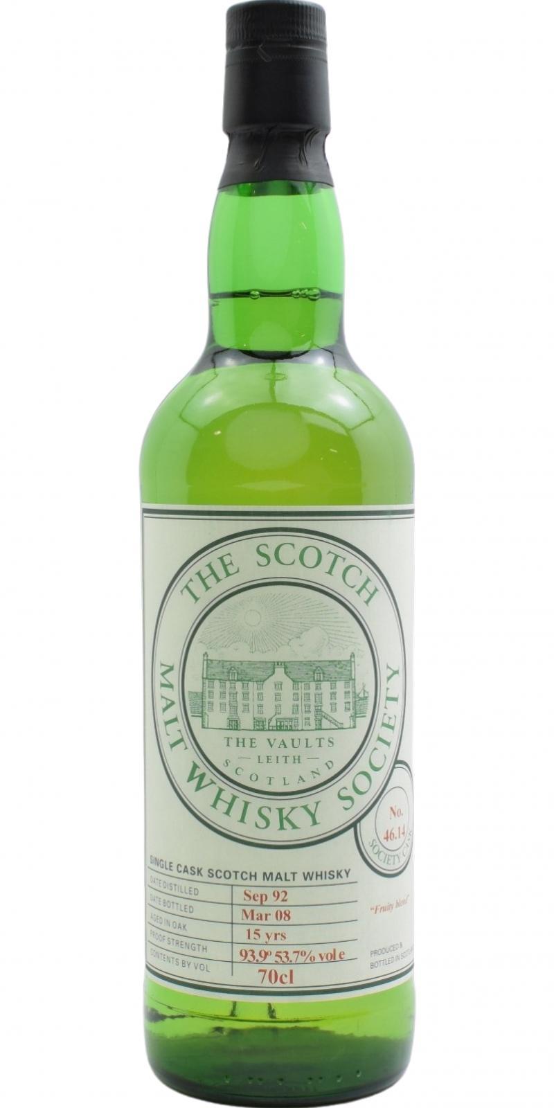 Glenlossie 1992 SMWS 46.14  Fruity blend