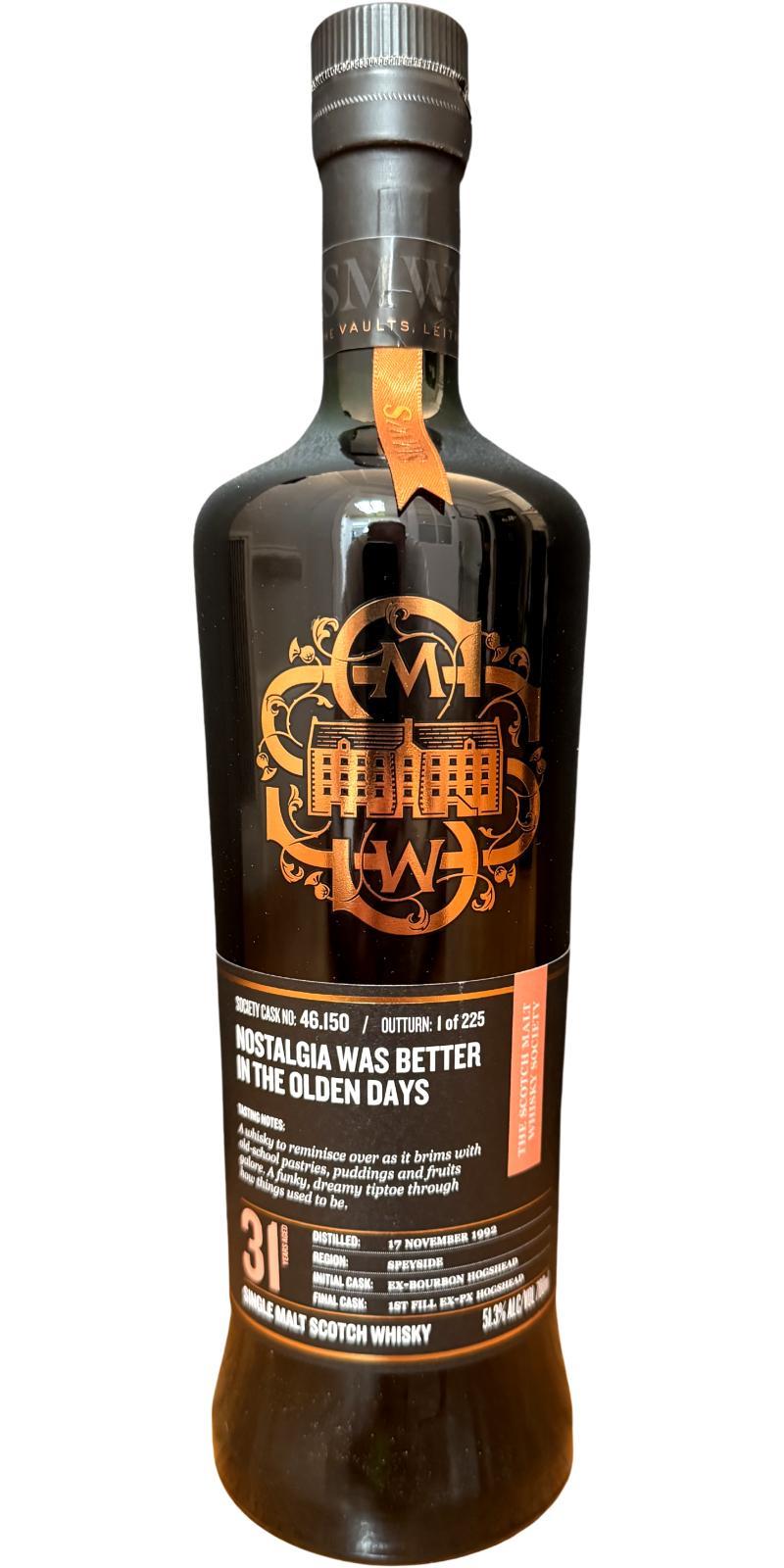 Glenlossie 1992 SMWS 46.150  Nostalgia was better in the olden days