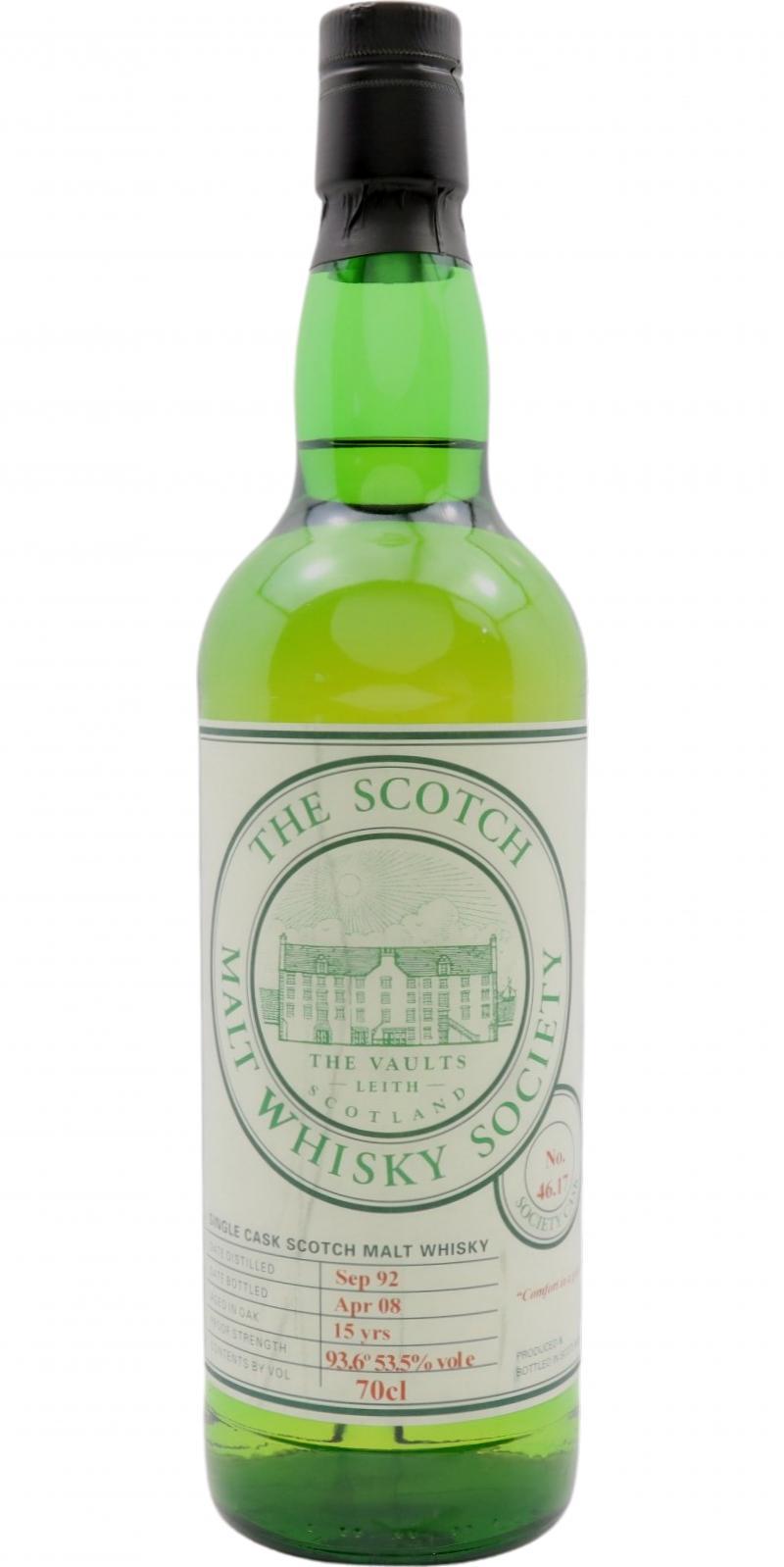 Glenlossie 1992 SMWS 46.17  Comfort in a glass