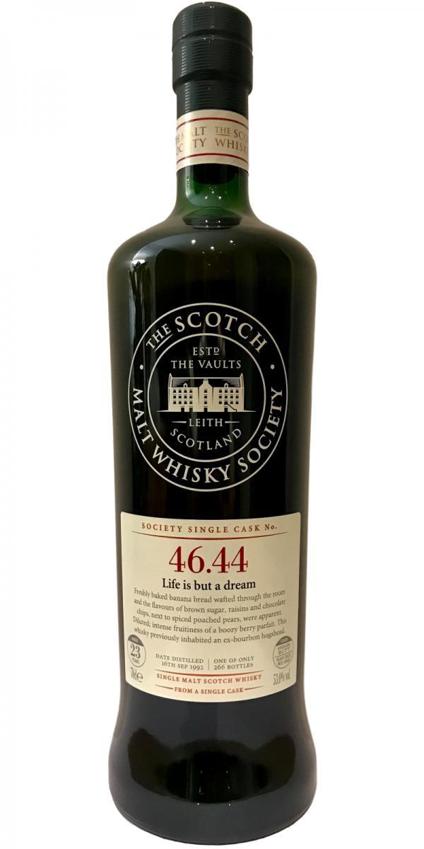 Glenlossie 1992 SMWS 46.44  Life is but a dream