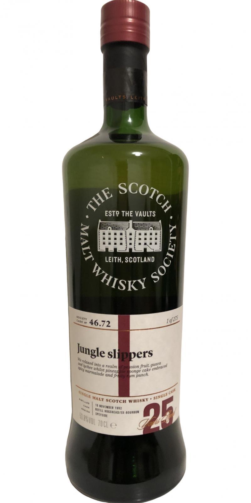 Glenlossie 1992 SMWS 46.72  Jungle slippers