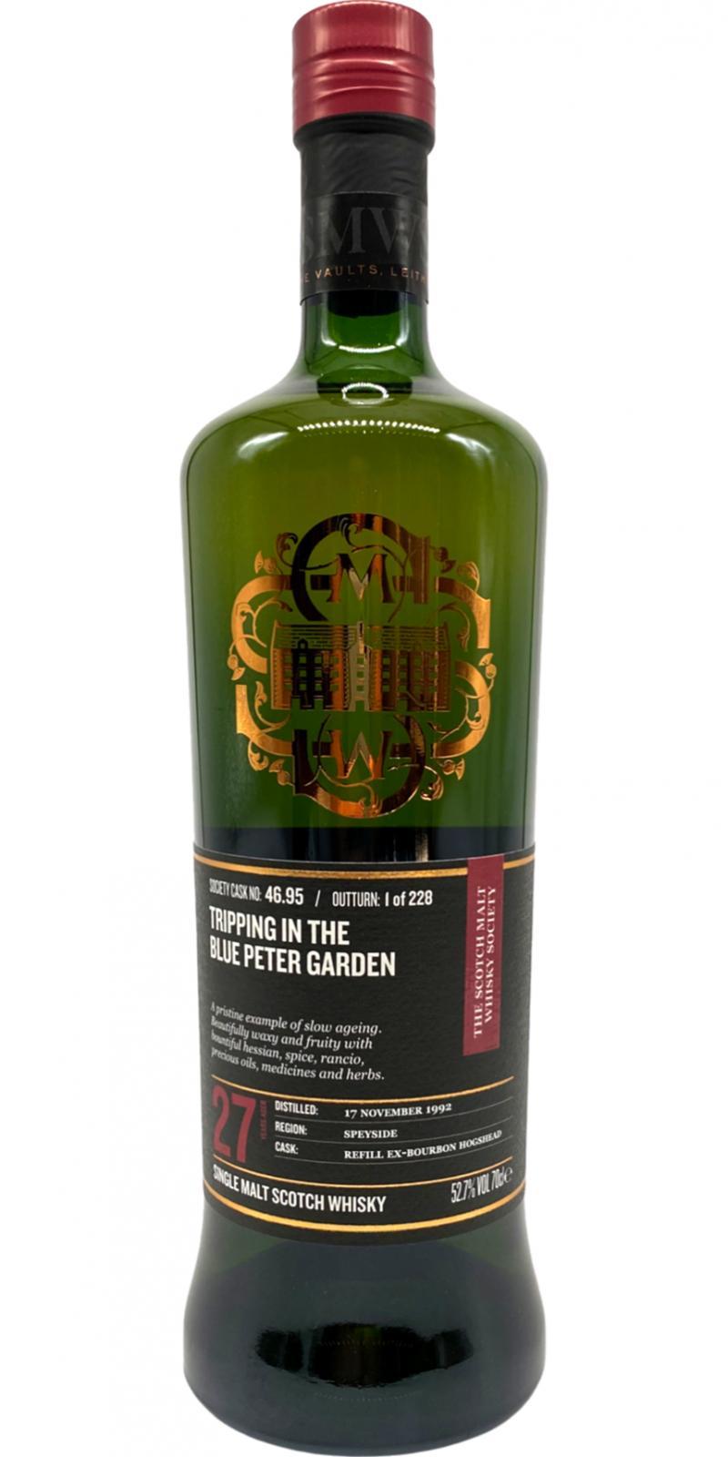 Glenlossie 1992 SMWS 46.95  Tripping in the Blue Peter garden