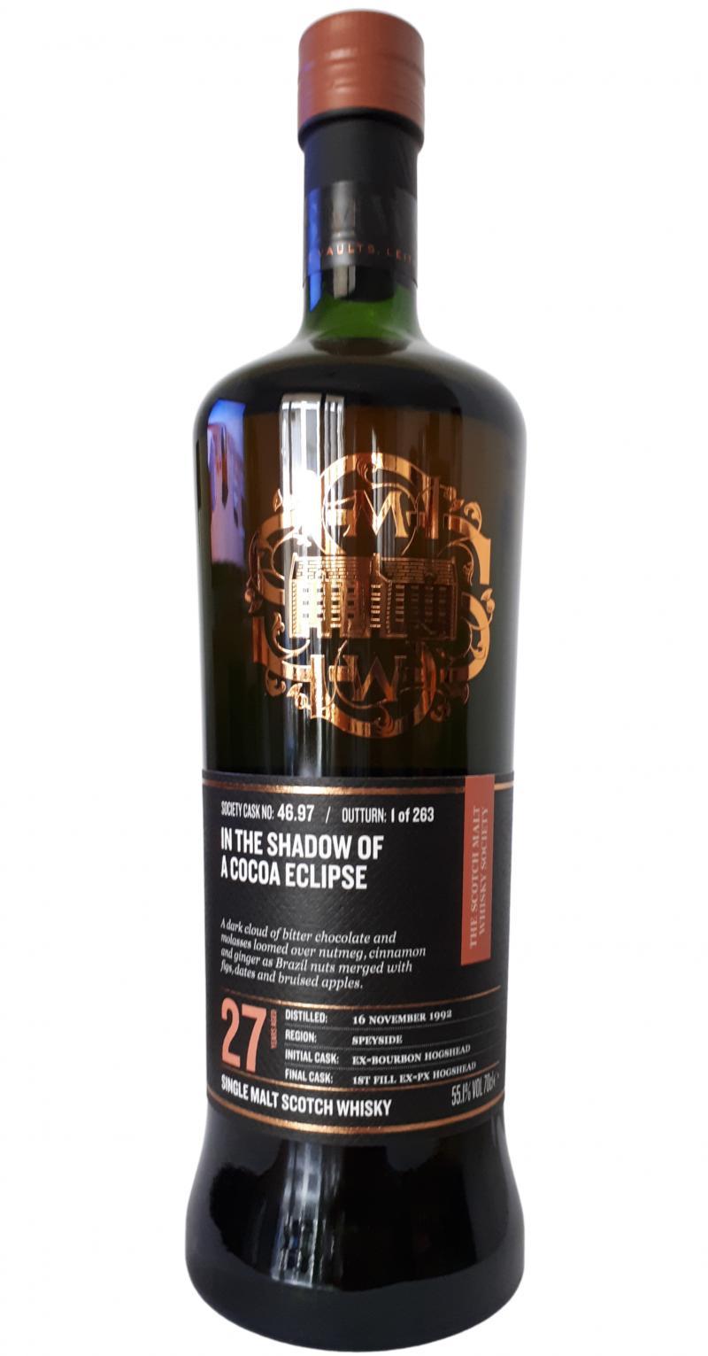 Glenlossie 1992 SMWS 46.97  In the shadow of a cocoa eclipse