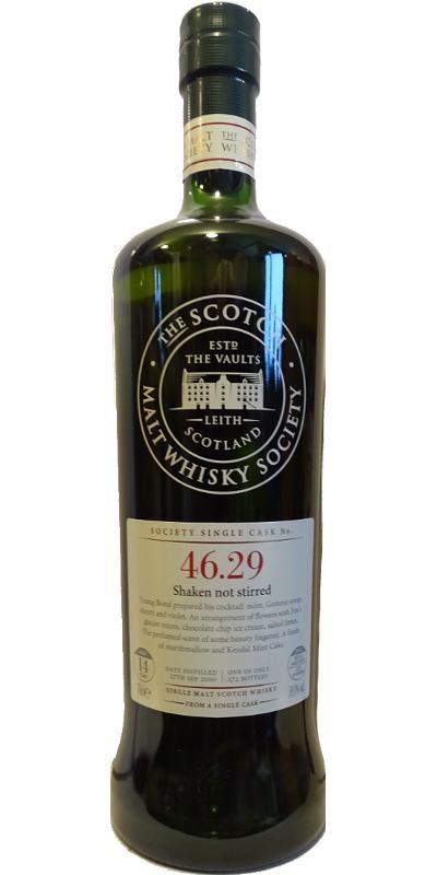 Glenlossie 2000 SMWS 46.29  Shaken not stirred
