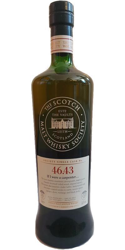 Glenlossie 2002 SMWS 46.43  If I were a carpenter...